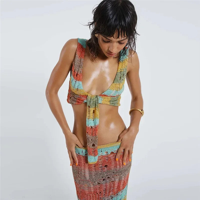 Boho Strick Set