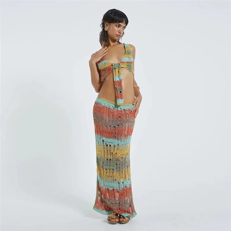 Boho Strick Set