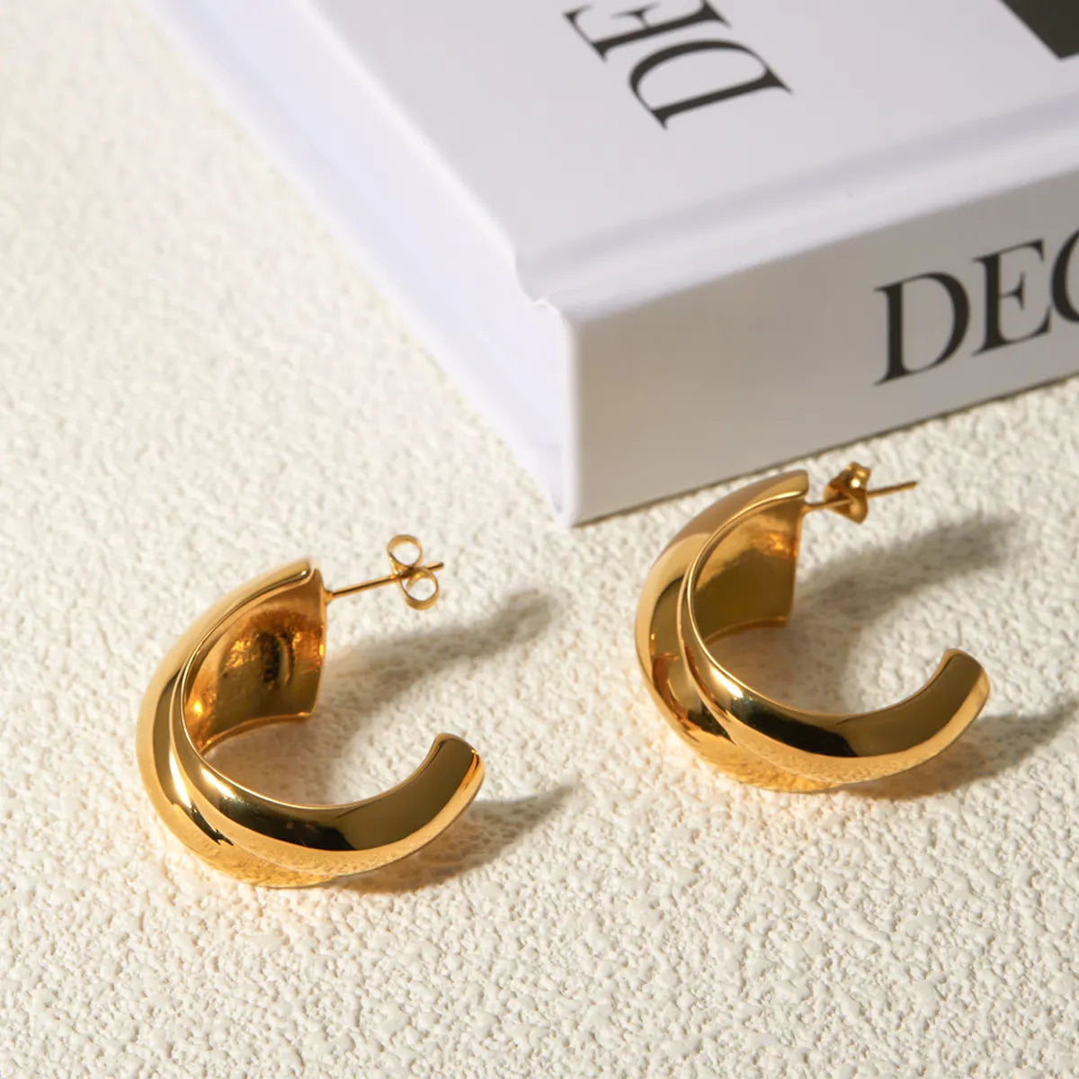 Ohrstecker Creolen 18 Karat Gold
