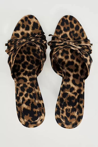 Wild Glamour Leoparden Mules