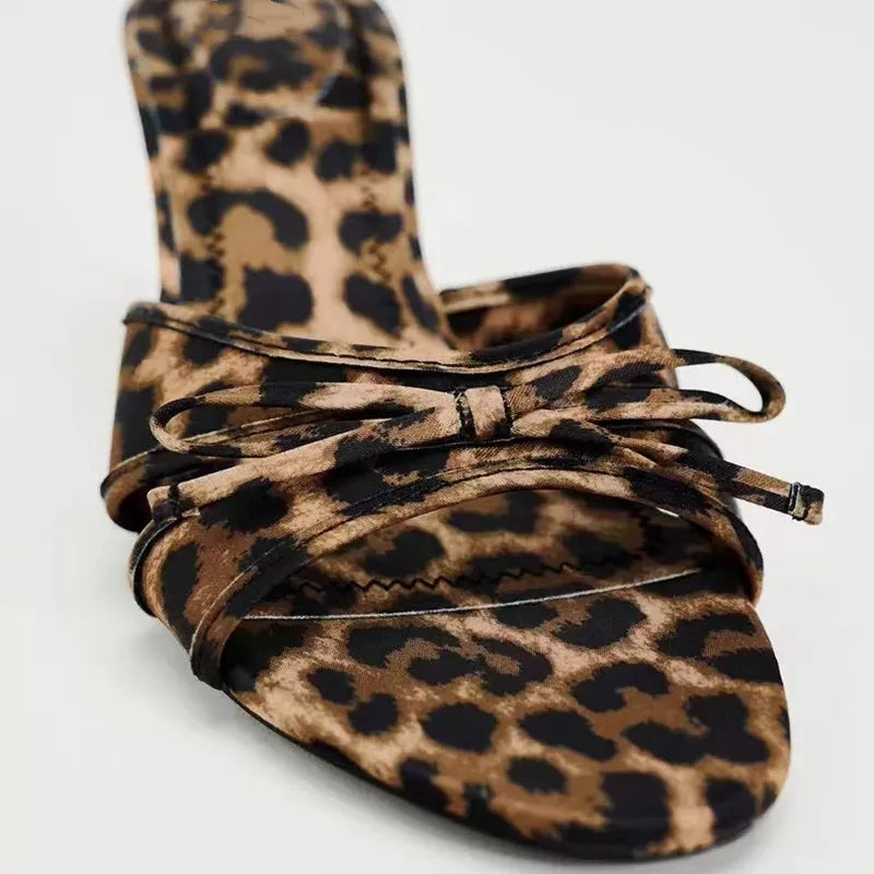Wild Glamour Leoparden Mules