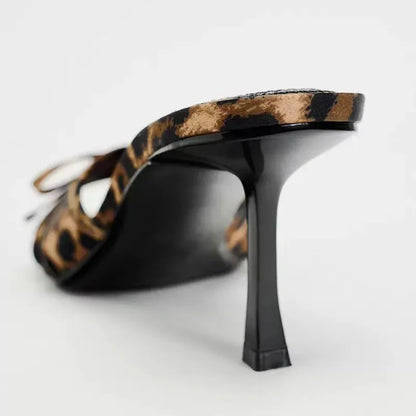 Wild Glamour Leoparden Mules
