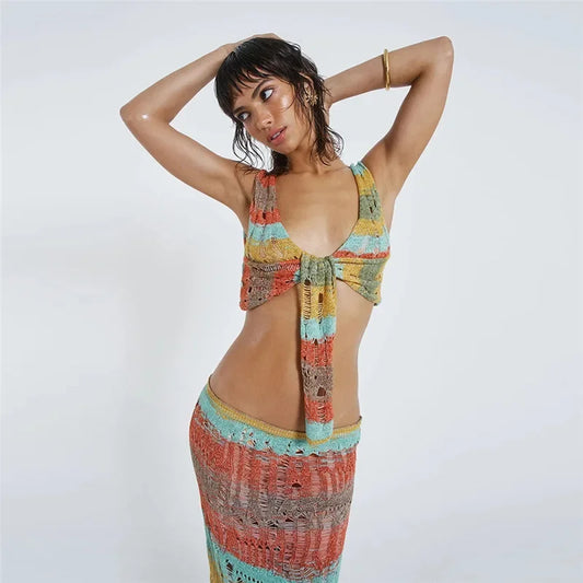 Boho Strick Set