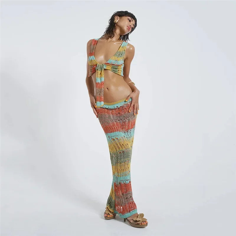 Boho Strick Set