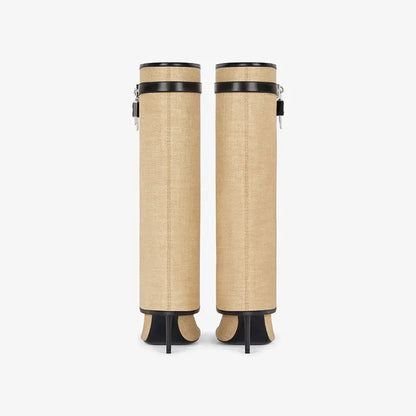 Designer Boots mit Schlossdetail