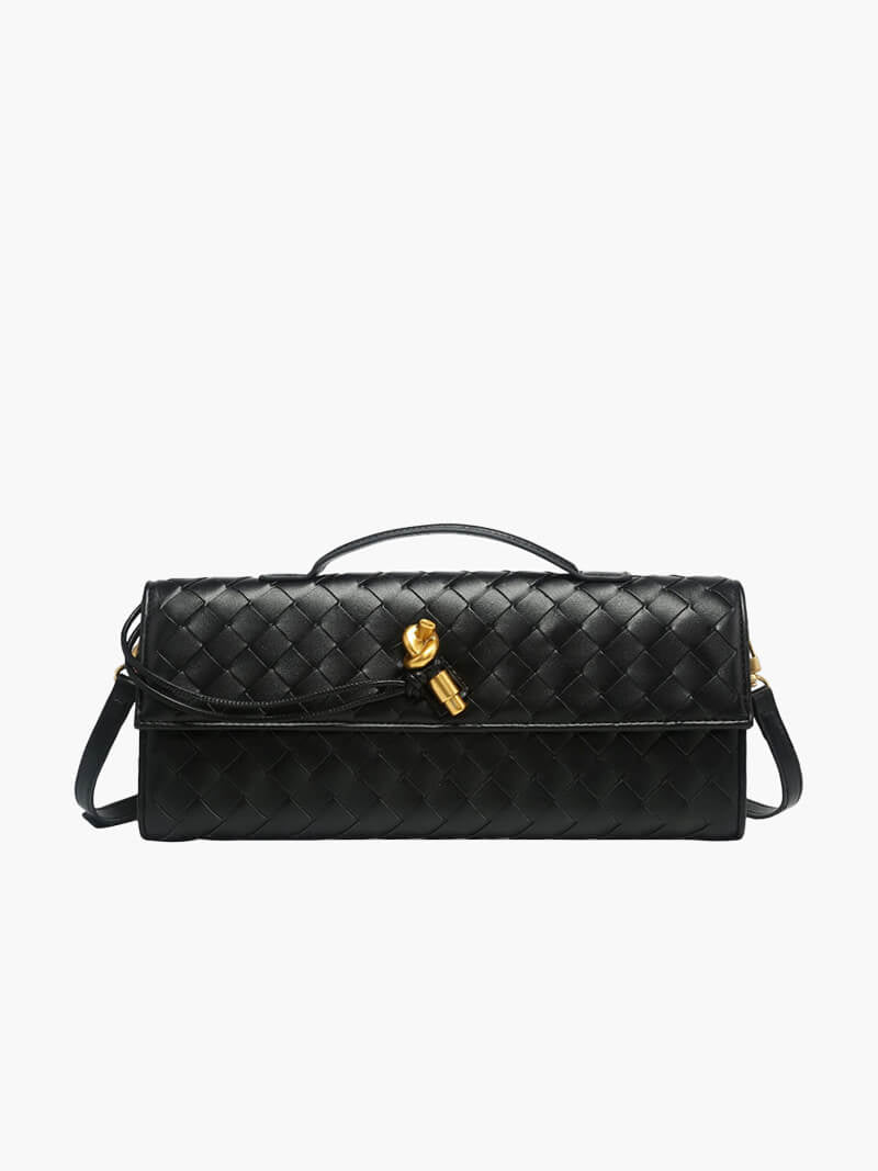 Clutch im Flochtmuster