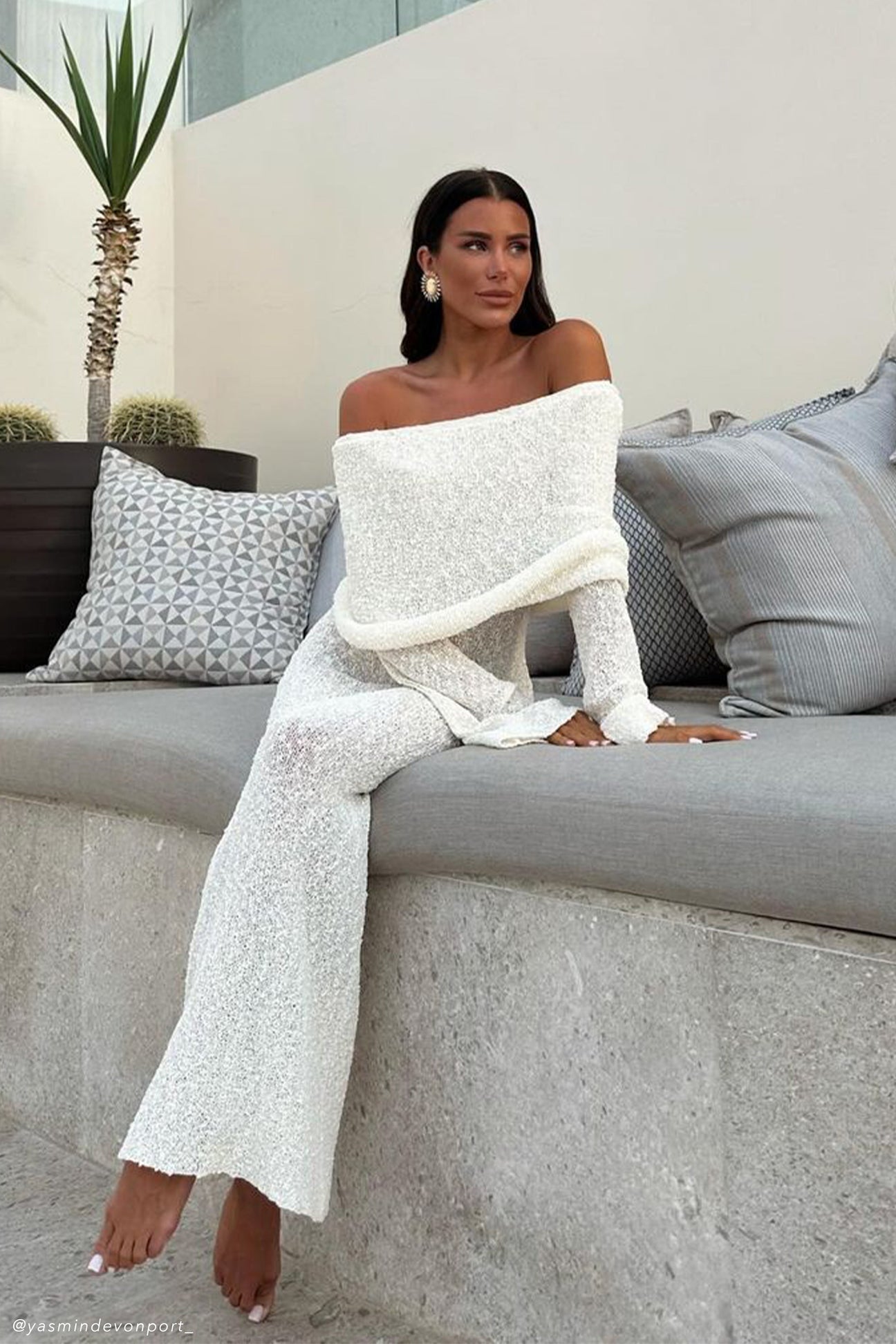 Luxe Maxi Strickkleid