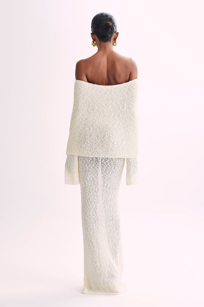 Luxe Maxi Strickkleid