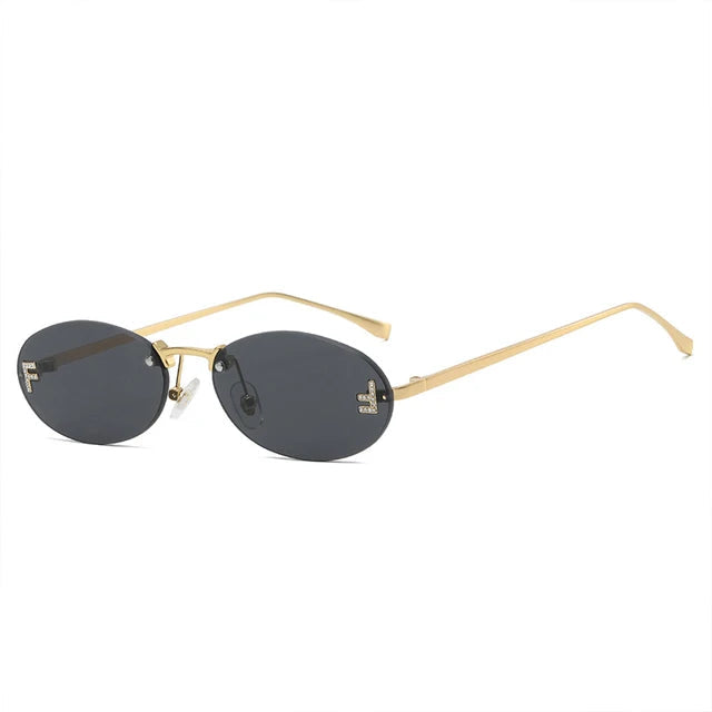 Oval Sonnenbrille