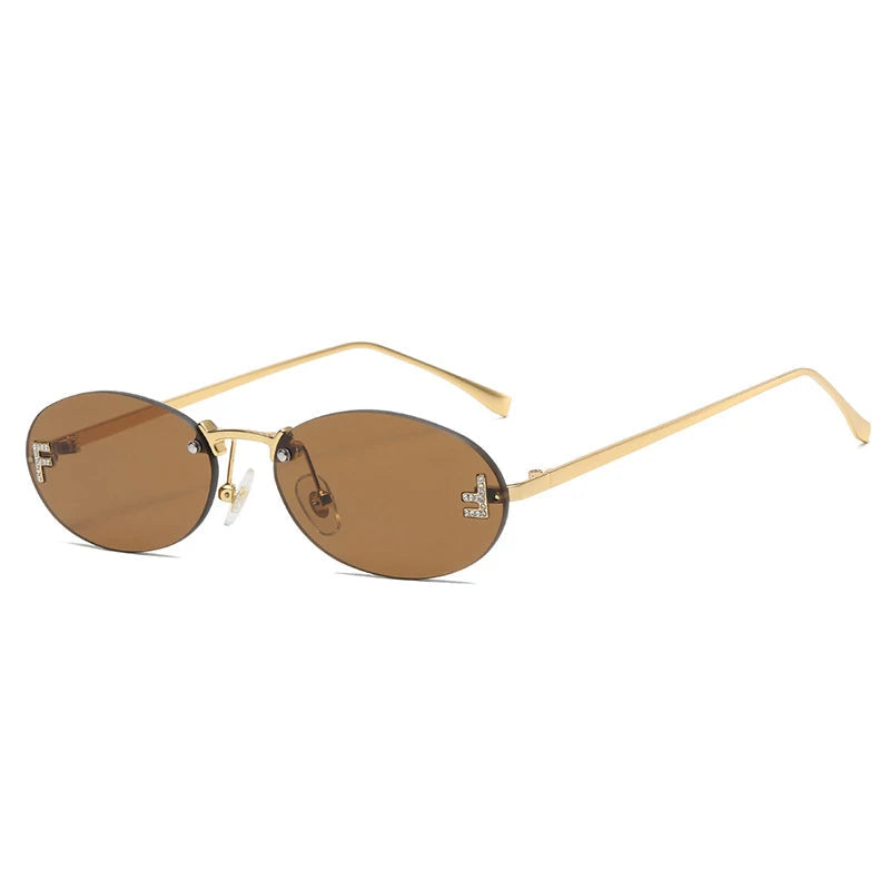 Oval Sonnenbrille
